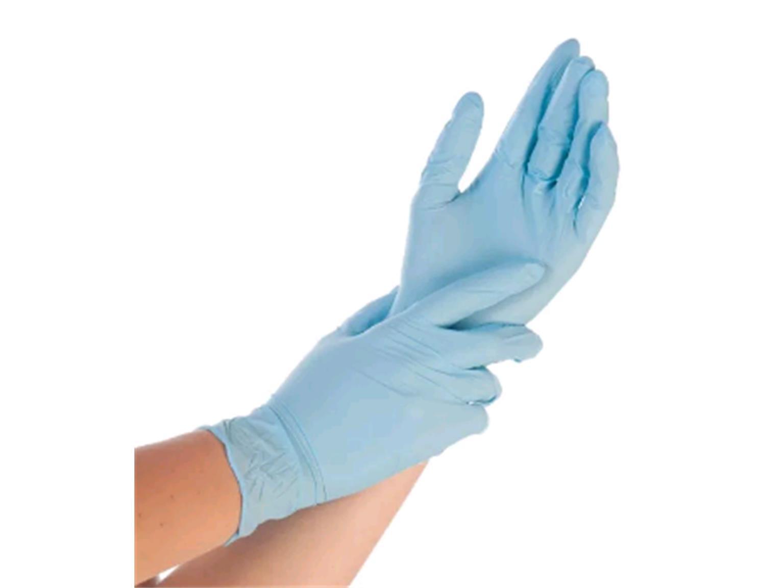 Nitril-Handschuhe Grösse L, blau, puderfrei 10 x 100 Stck Nitril-Handschuhe Grösse L, blau, puderfrei 10 x 100 Stck