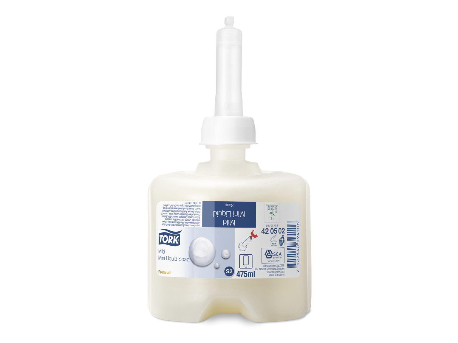 Tork Premium Flüssigseife, mild (S2) 475 ml Flacon, perlmutt, angenehmes Tork Premium Flüssigseife, mild (S2) 475 ml Flacon, perlmutt, angenehmes