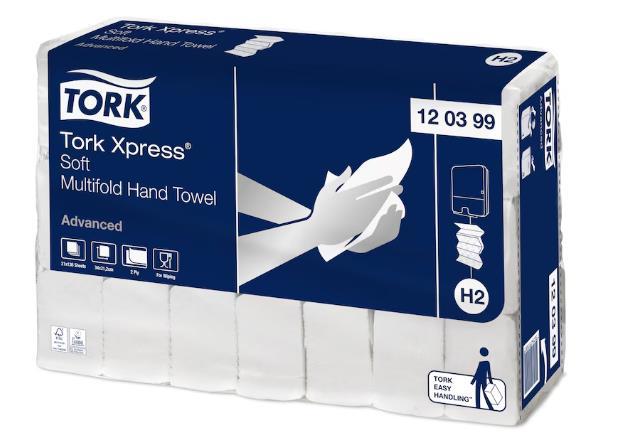 Falthandtücher Tork Xpress® Soft weiche Multifold Handtücher