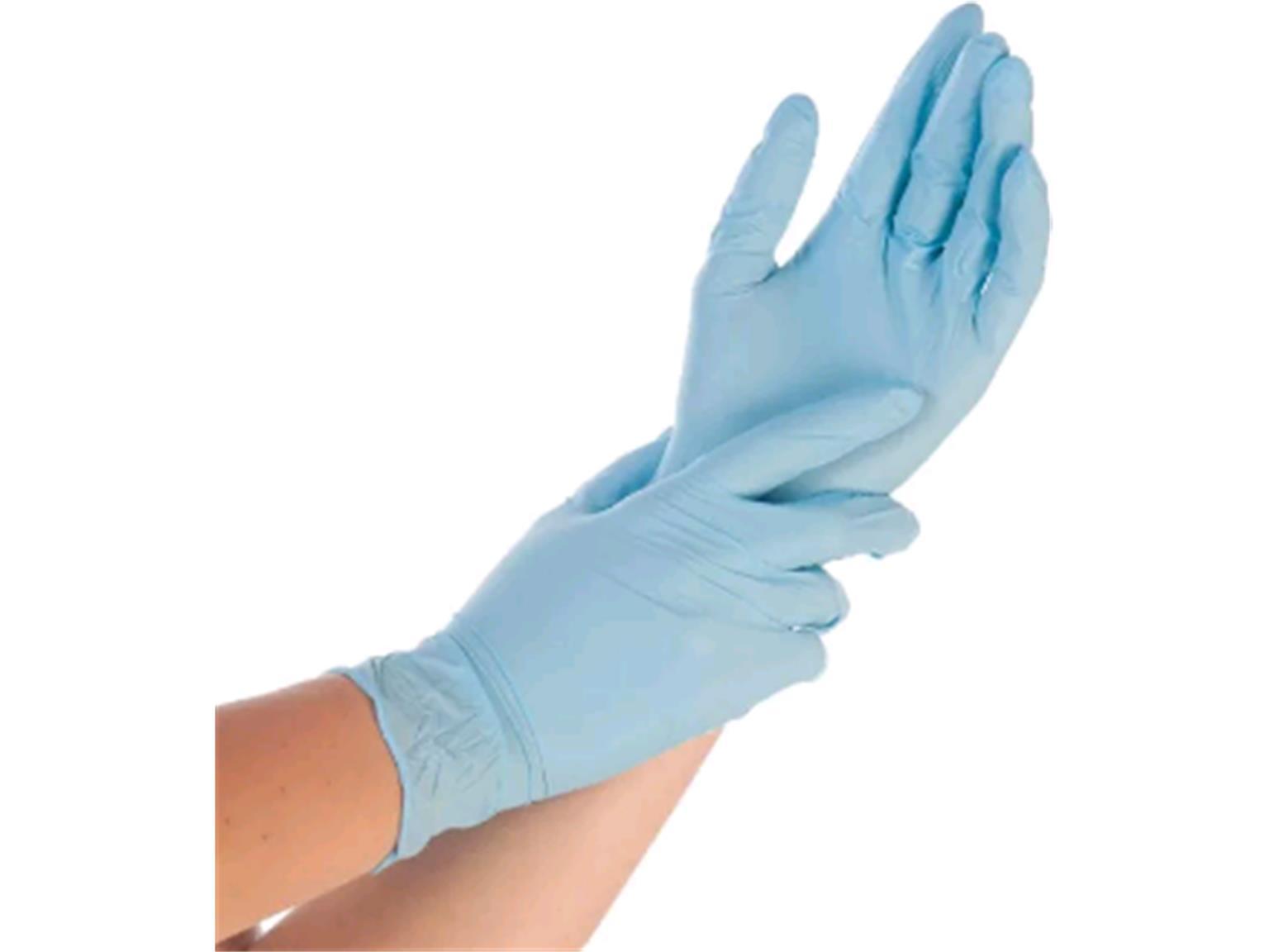 Nitril-Handschuhe Grösse S, blau, puderfrei 10 x 100 Stck Nitril-Handschuhe Grösse S, blau, puderfrei 10 x 100 Stck