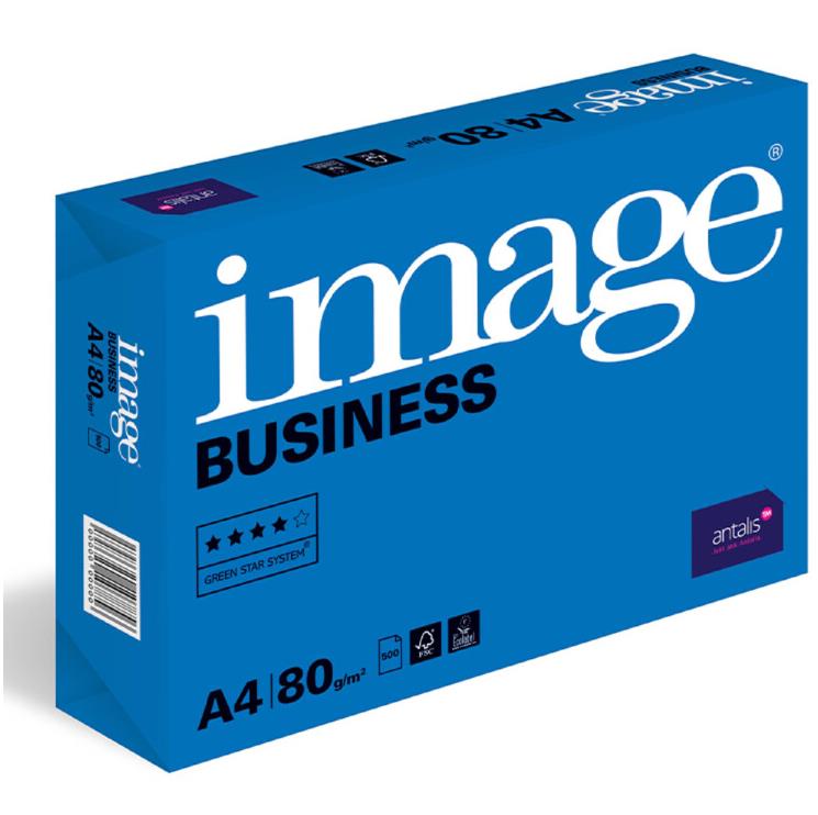 Image Business, A4, 80 gm2, hochweiss holzfrei ECF, 210mm x 297mm
