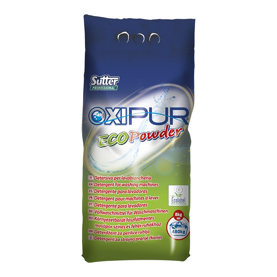 OXIPUR ECOPOWDER Pulver Vollwaschmittel für Weiss und Buntwäsche mit hervor-