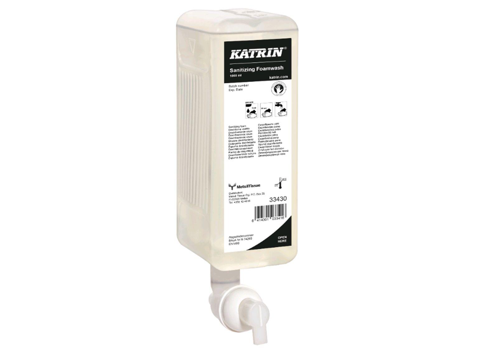 Katrin Handwaschschaum, Sanitizing, 6 x 1 Liter Katrin Handwaschschaum, Sanitizing, 6 x 1 Liter