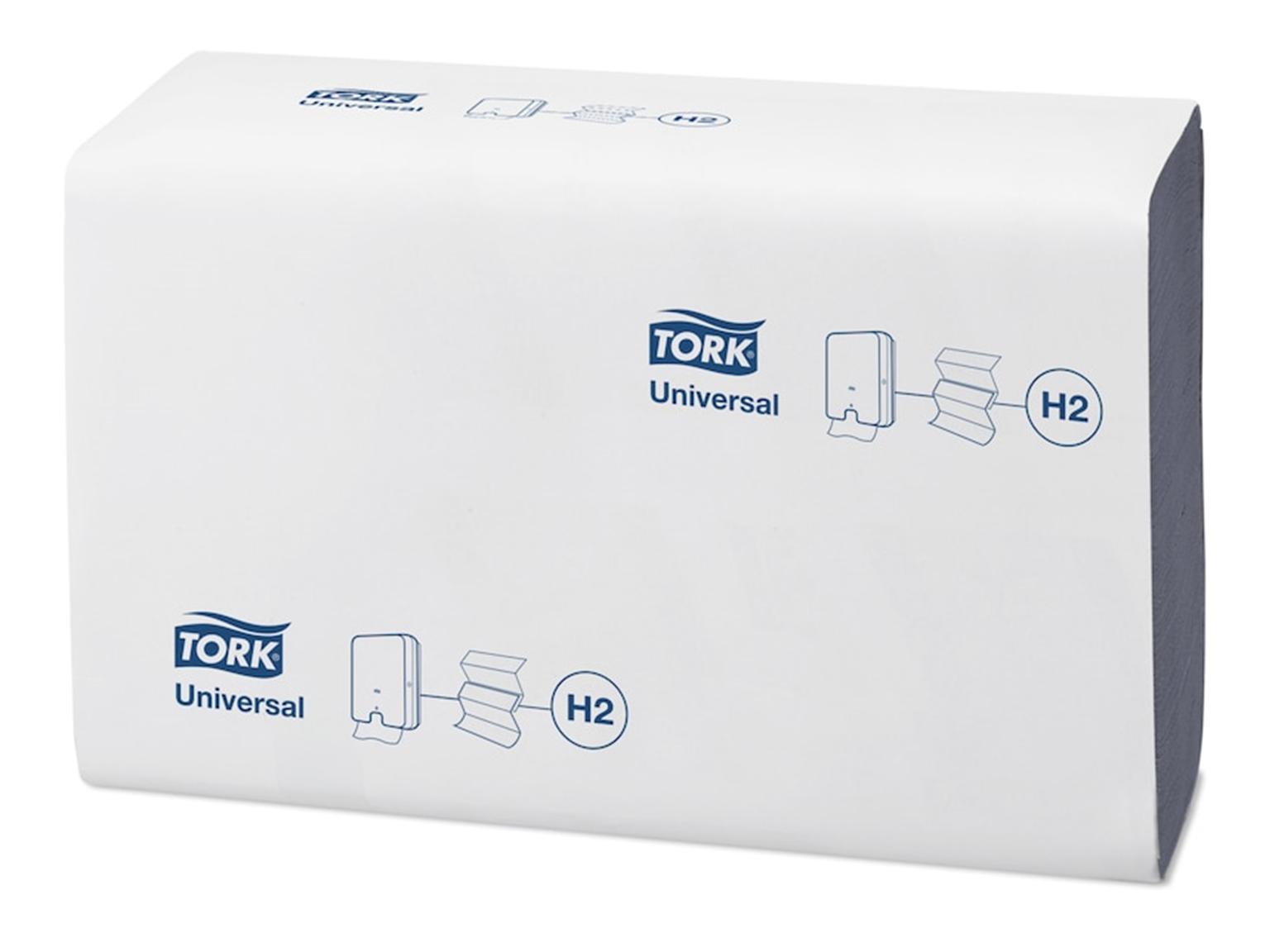 Falthandtücher Tork Xpress, 2-lagig Tissue, 23.4 x 21.3 cm, blau