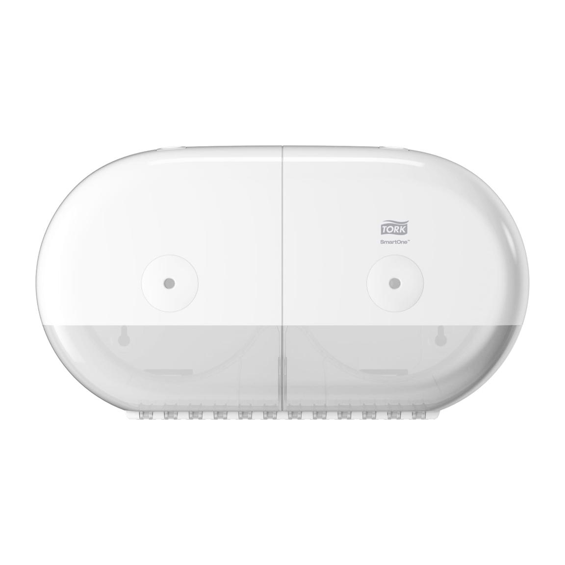 WC-Papier Spender Mini Smart One T9 Kunstsoff, weiss, B398 x H221 x T156 mm
