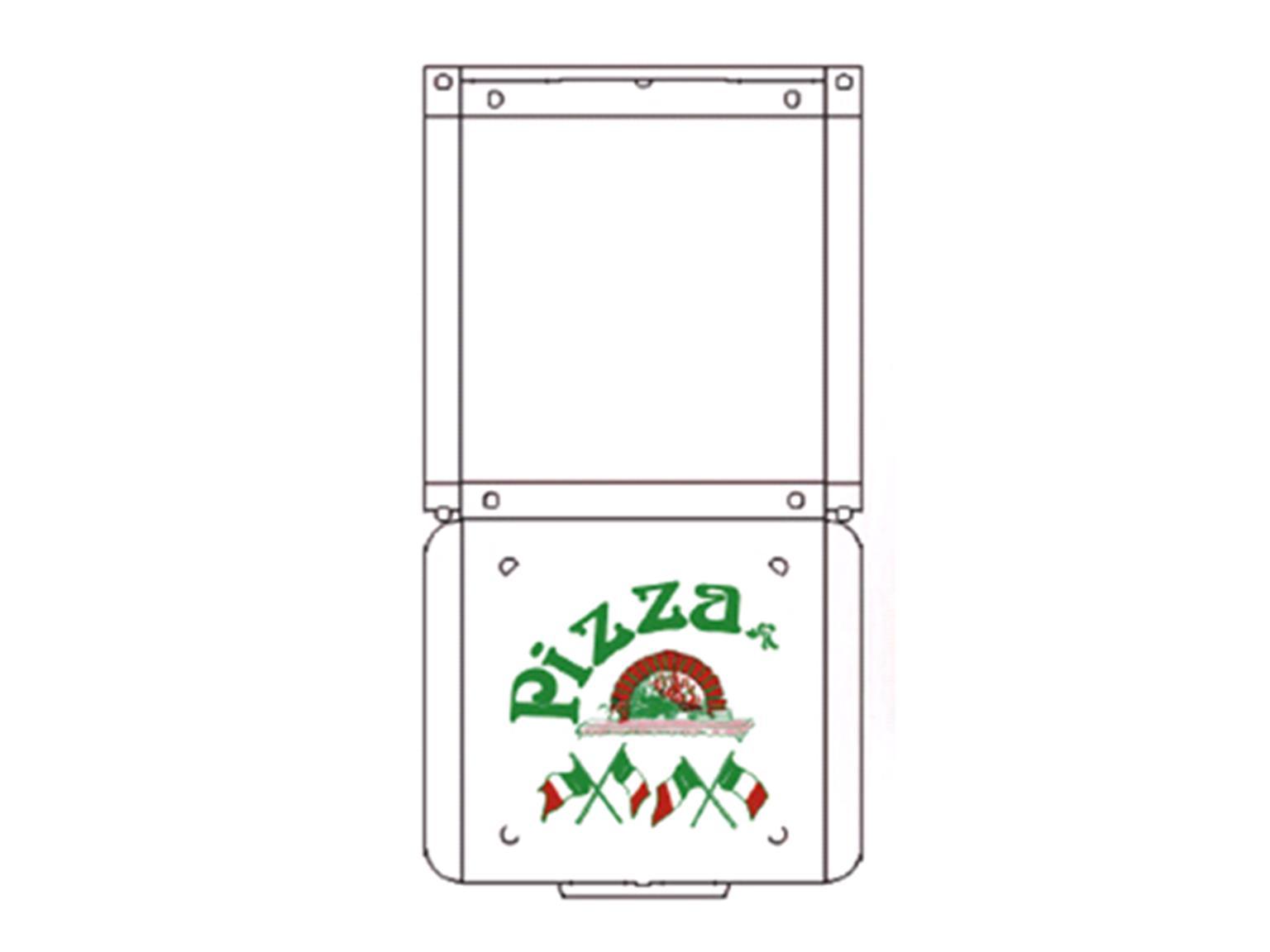 Pizzakarton 29 x 29 x 3 cm Qualität Kraft 1209, Neutraldruck Pizzakarton 29 x 29 x 3 cm Qualität Kraft 1209, Neutraldruck