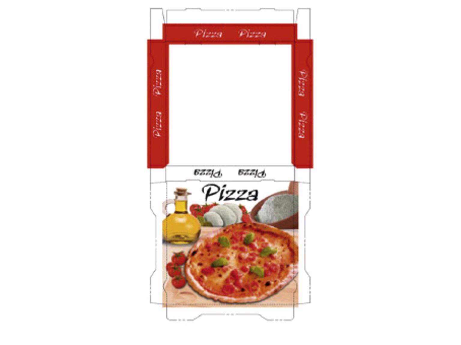 Pizzakarton 30 x 30 x 3 cm Qualität Kraft 1209, Neutraldruck Pizzakarton 30 x 30 x 3 cm Qualität Kraft 1209, Neutraldruck
