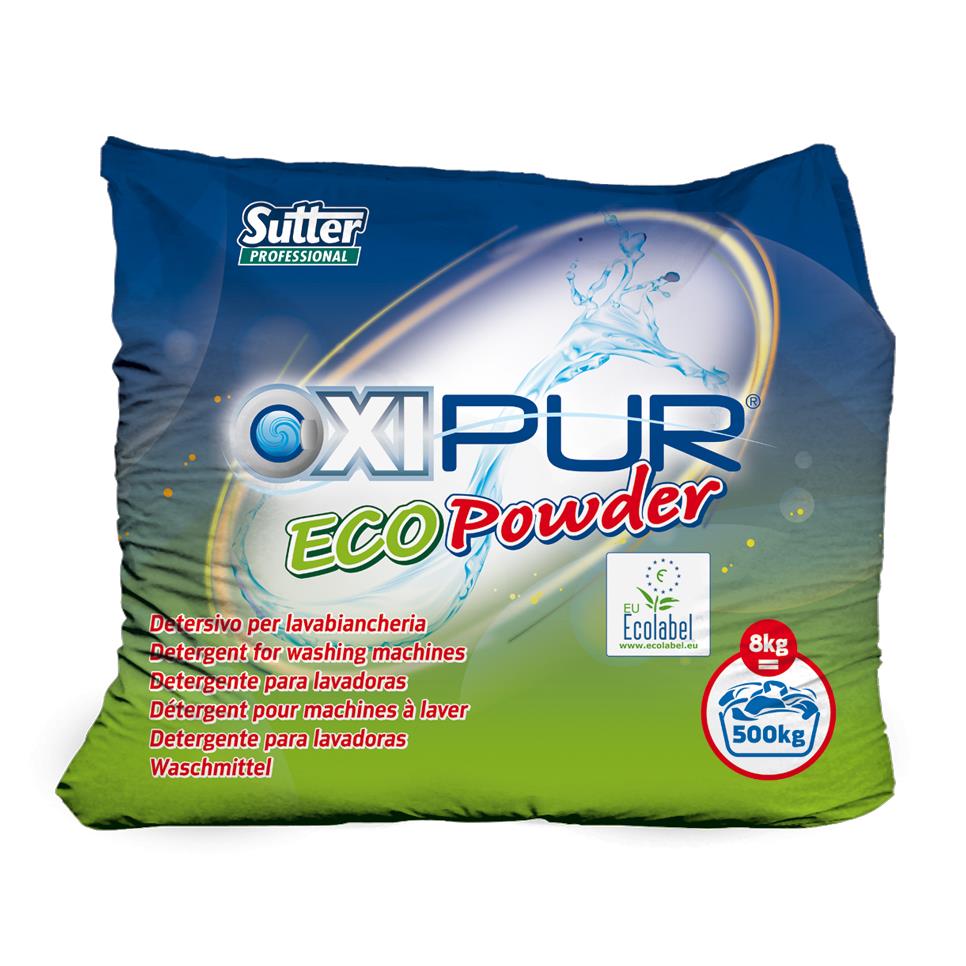 OXIPUR ECOPOWDER Pulver Vollwaschmittel für Weiss und Buntwäsche mit hervor-