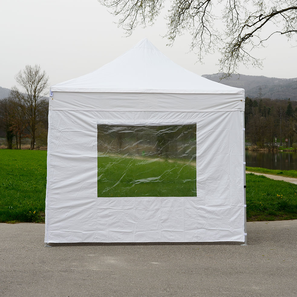 Seitenwand mit Fenster für Master-Pavillon