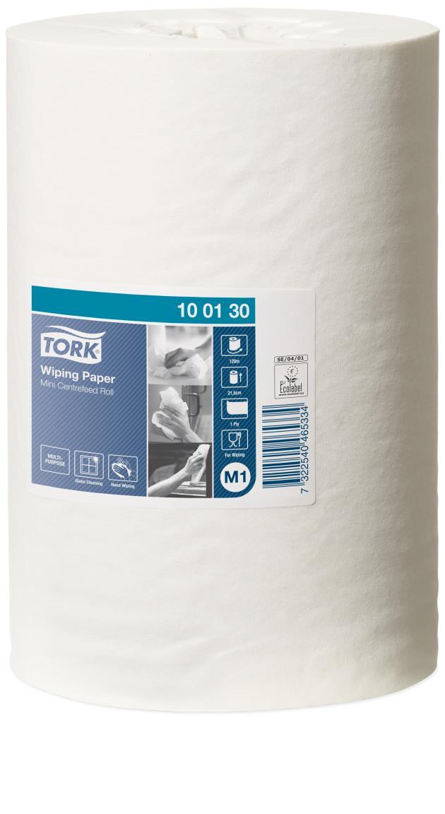 Putztuchrollen Tork Advanced 415 1-lagig unperforiert 21.5 cm  x 120 lfm, Innen-