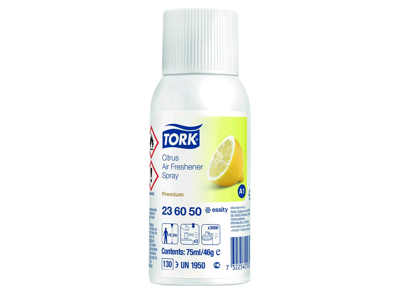 Duftpatronen Tork A1 Premium 75 ml Zitrus, Aerosol für Duftspender