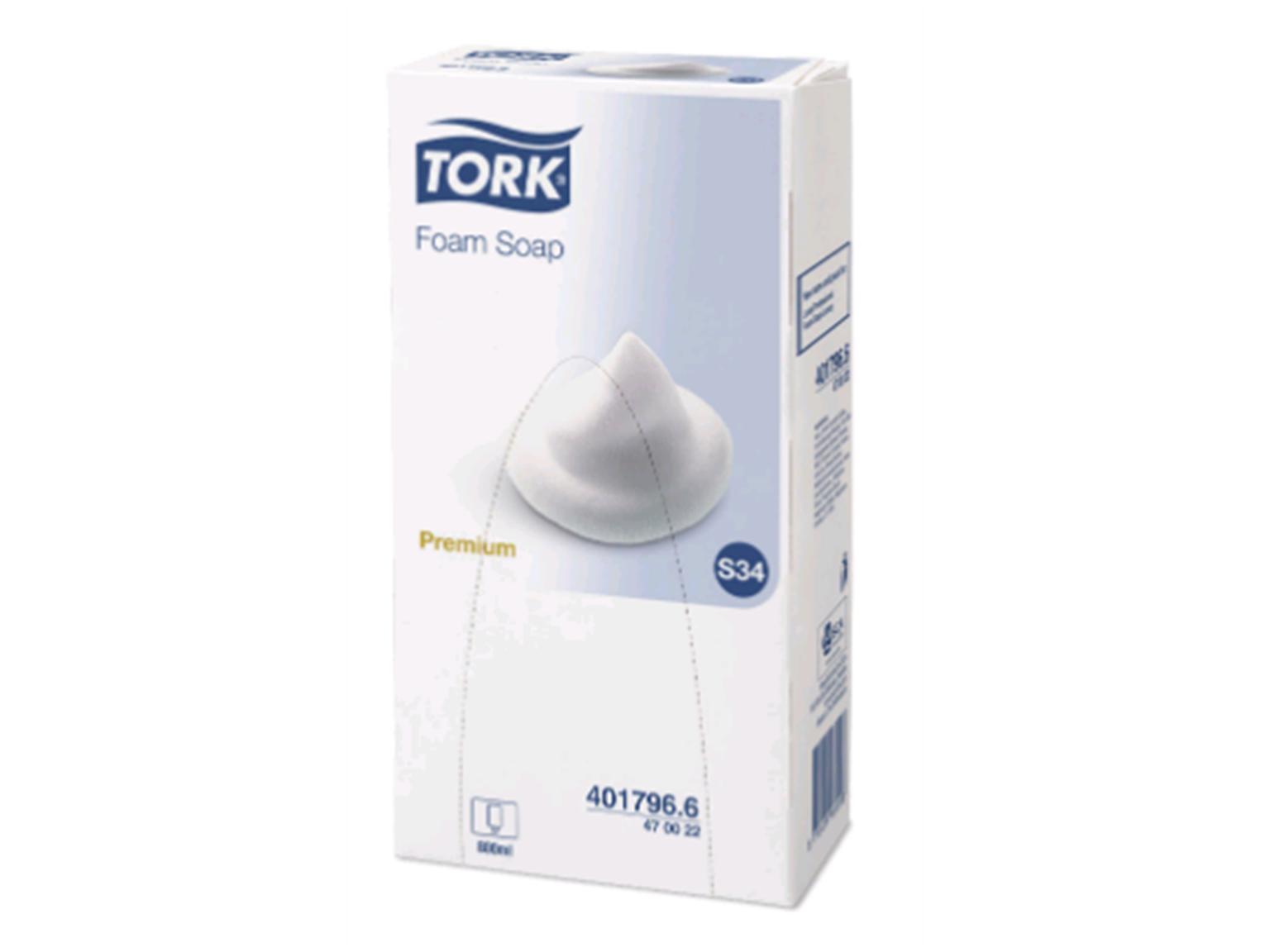 Schaumseife Tork, 800 ml Beutel, parfümiert, Farbe pink, reicht für ca.