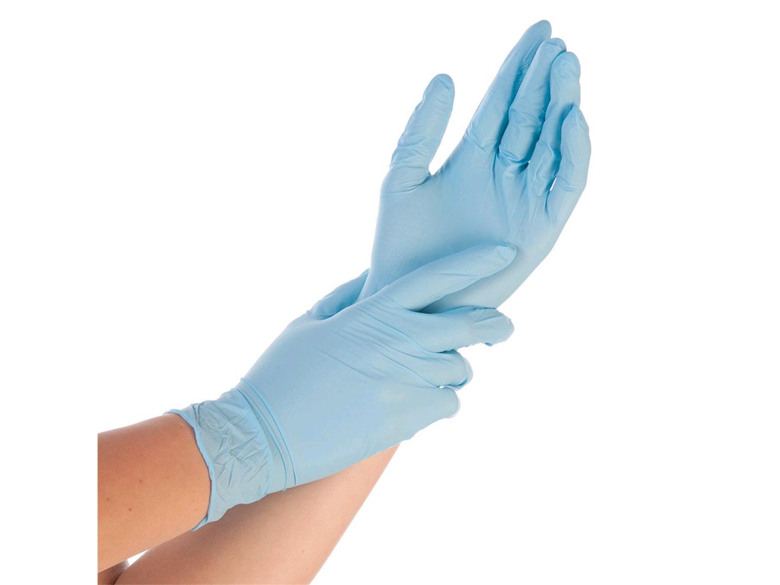 Nitril-Handschuhe Grösse XL, blau, puderfrei 10 x 100 Stck Nitril-Handschuhe Grösse XL, blau, puderfrei 10 x 100 Stck