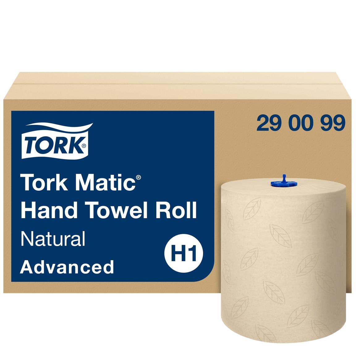 Rollenhandtücher Tork Advanced (H1) Natur, naturbraun, 2-lagig, 150 lfm,