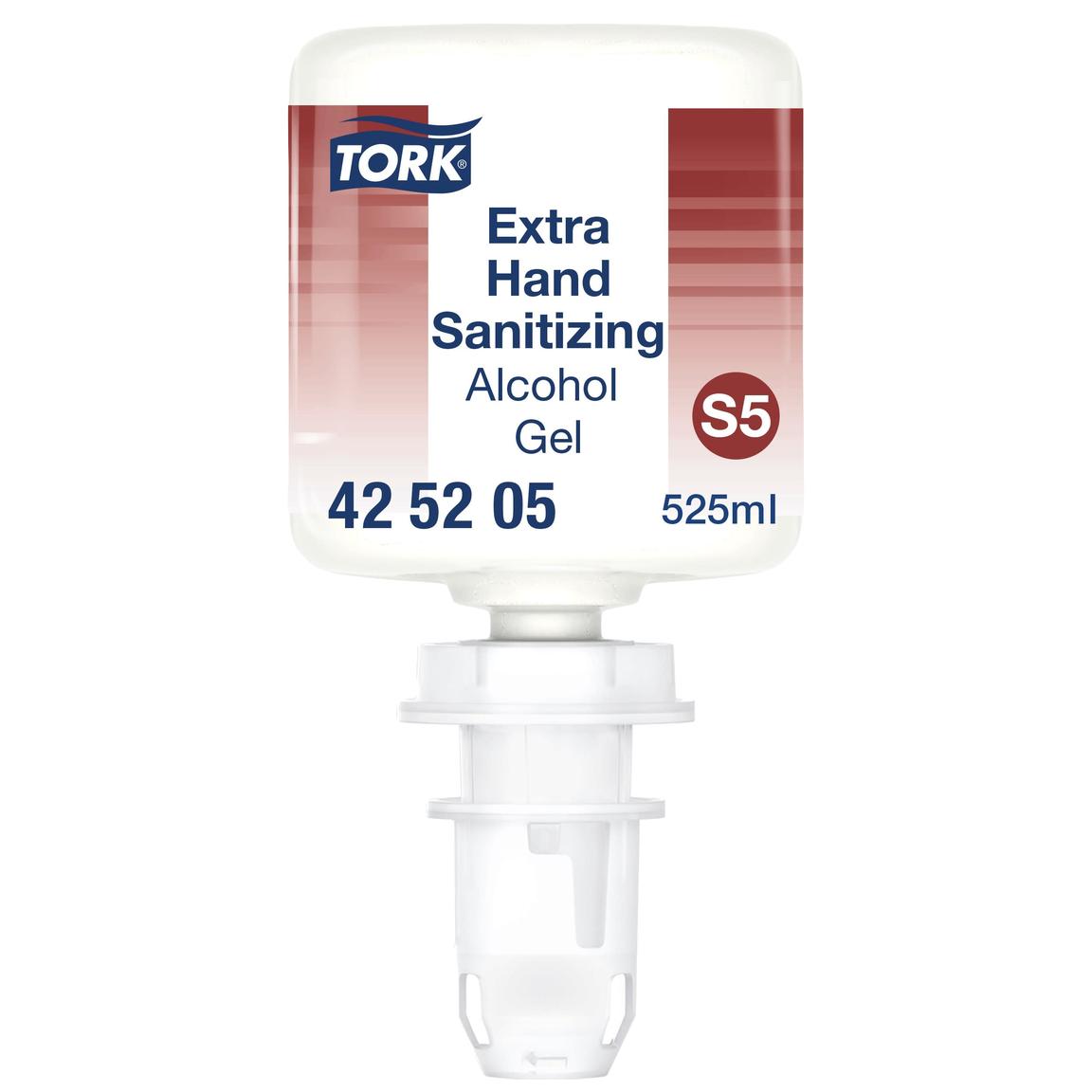 Tork Extra Desinfizierendes Hand Alkohol Gel, Mini, 525ml (S5)