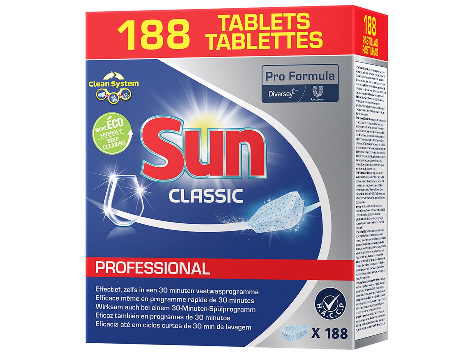 Sun Professional Classic Tabs Geschirrreiniger Tabs für Gewerbe und